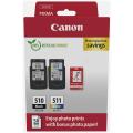 Canon PG-510+CL-511 (2970 B 017) Druckkopfpatrone Multipack  kompatibel mit Pixma MX 340 RFB