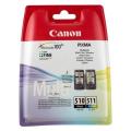 Canon PG-510+CL-511 (2970 B 010) Druckkopfpatrone Multipack  kompatibel mit Pixma MX 340 RFB