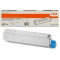 OKI 44059107 Toner cyan  kompatibel mit C 830 DTN